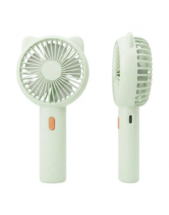 Egonex USB Şarjlı Mini El Fanı Yeşil AV-F136