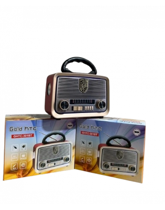 Gold Ghtc-301bt Bluetooth Usb-sd-aux-fm Nostaljik Radyo