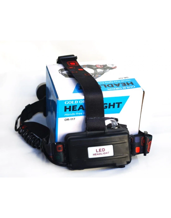 Gold Orion Or-117 T6 Cree Led 1200 Lümen Şarjlı Kafa Feneri