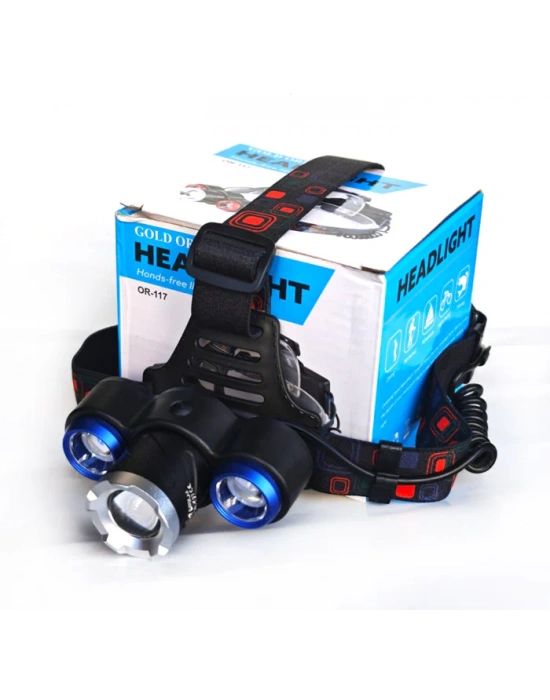 Gold Orion Or-117 T6 Cree Led 1200 Lümen Şarjlı Kafa Feneri