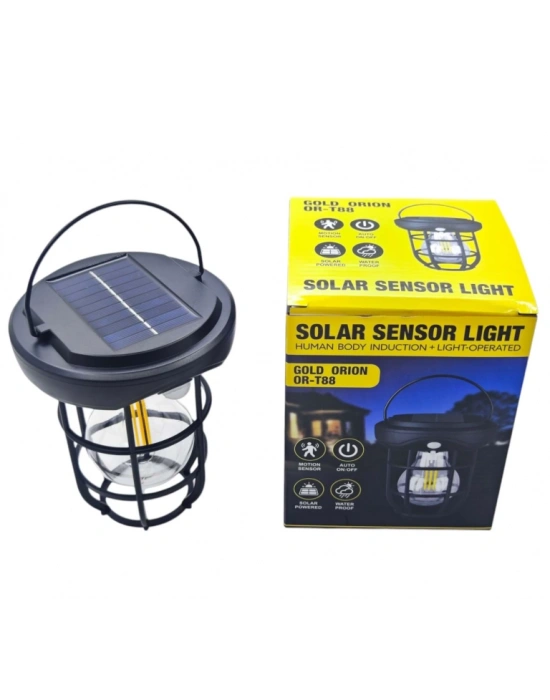 Gold Orion Or-t88 Solar Hareket Sensörlü Duvar Tipi Bahçe Aydınlatma