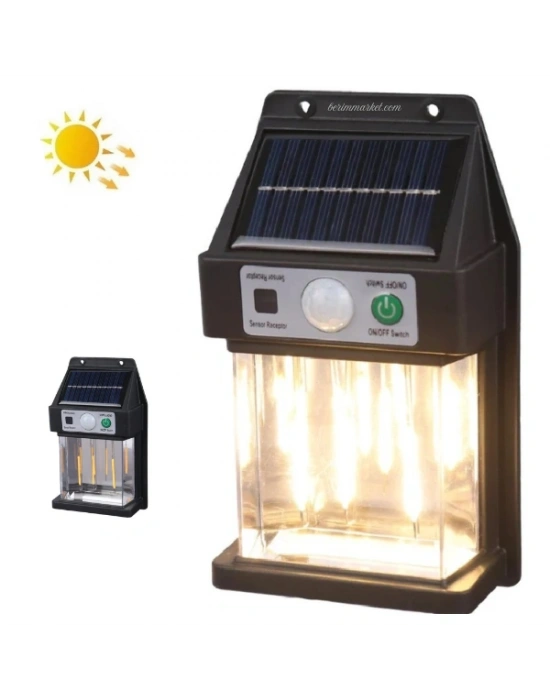 Güneş Enerjili Duvar Lambası Yx-666 3w