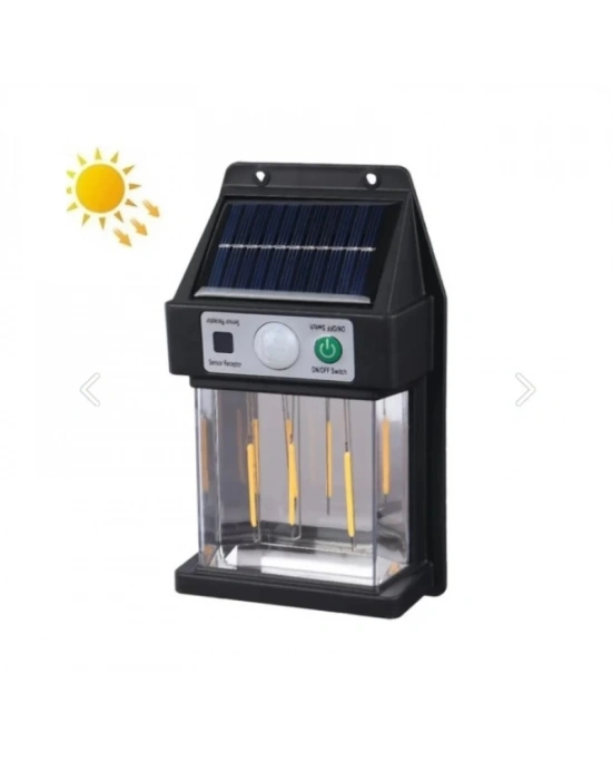 Güneş Enerjili Hareket Sensörlü Duvar Lambası Egonex