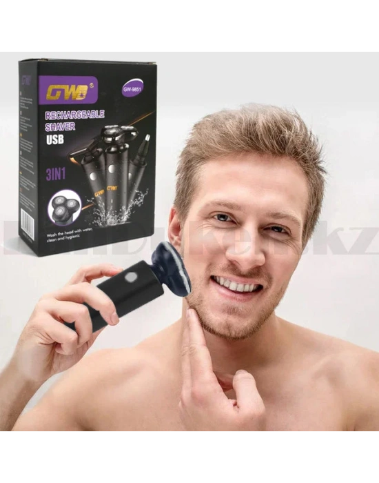 Gw-9851 Traş Makinesi Fonksiyonel 3in1
