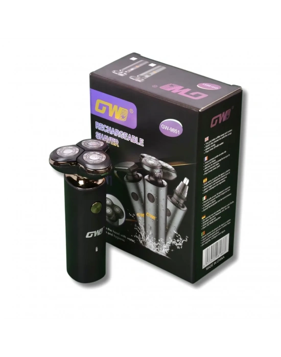 Gw-9851 Traş Makinesi Fonksiyonel 3in1
