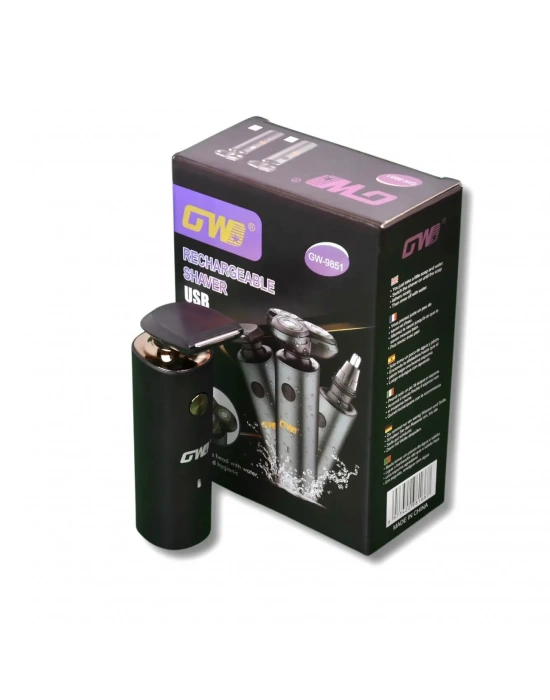 Gw-9851 Traş Makinesi Fonksiyonel 3in1