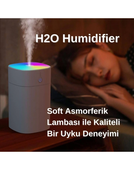 H2o Humidifier 400 Ml Ulrasonik Hava Nemlendirici
