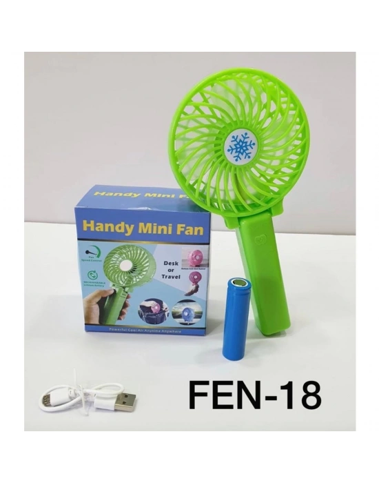 Handy F2 Şarjlı Mini Fan Masa Üstü Ve Elde
