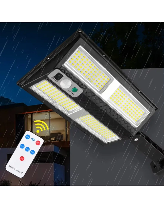 Hareket Sensörlü Ip65 Güneş Enerjili Led Spot Kumandalı
