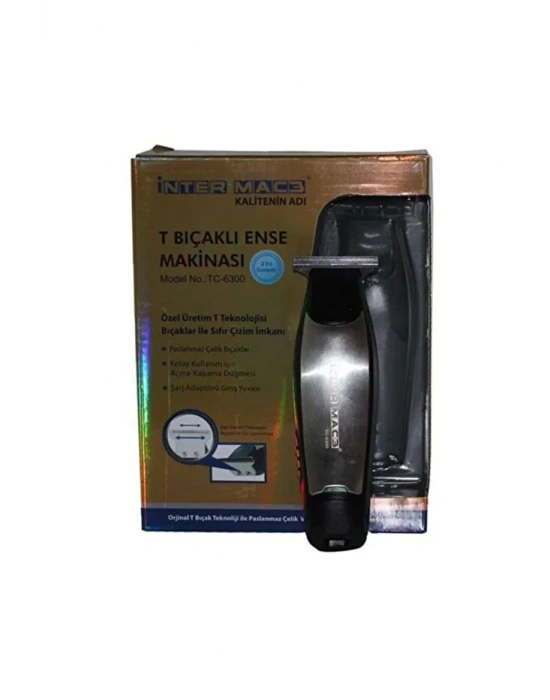 İnter Mac Inter Mac3 Tc-6300 T Bıçaklı Sakal-ense Tıraş Makinesi