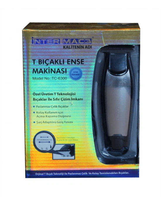 İnter Mac Inter Mac3 Tc-6300 T Bıçaklı Sakal-ense Tıraş Makinesi