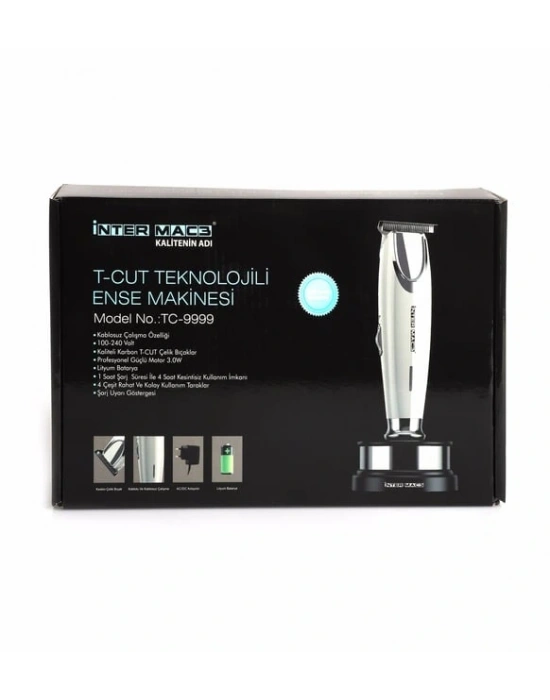 İnter Mac3 Tc-9999 T-cut Ense Ve Saç Kesme Makinesi