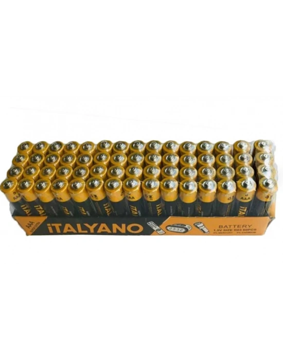 Italyano Itl-aaa İnce Kalem Pil Pakette 60 Adet