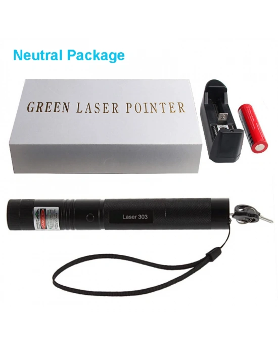 İtalyano Ka-846 100mw Desen Başlıklı Şarjlı Yeşil Lazer Pointer