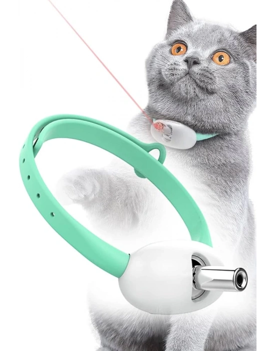 Kedi Otomatik Lazer Oyun Tasması