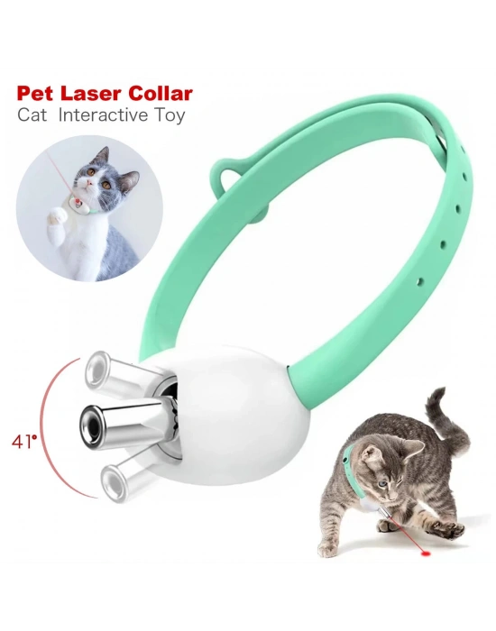 Kedi Otomatik Lazer Oyun Tasması