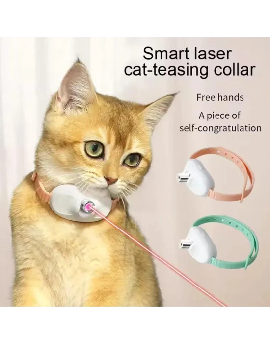 Kedi Otomatik Lazer Oyun Tasması