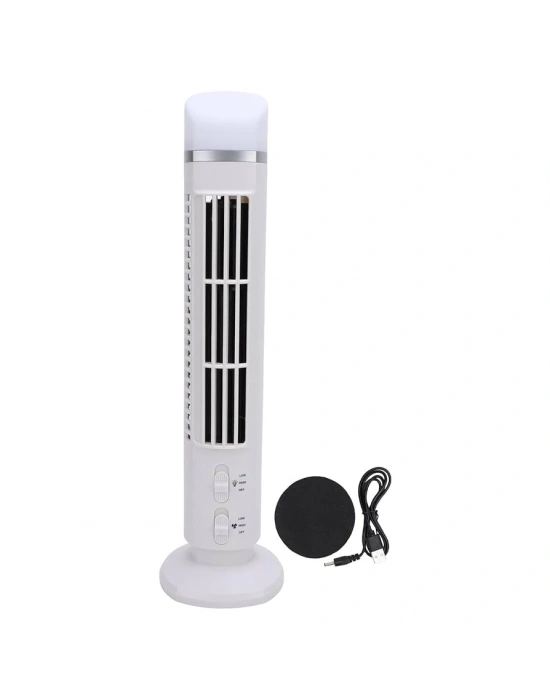 Kule Tipi Usb Elektrik Fan Yapraksız Klima Fanı