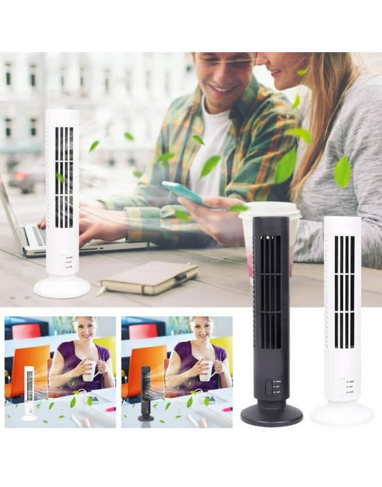 Kule Tipi Usb Elektrik Fan Yapraksız Klima Fanı