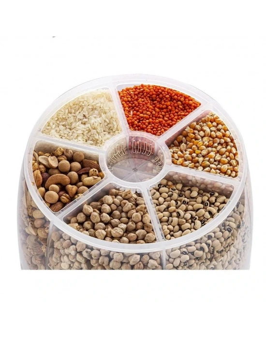 Kuru Gıda Ve Bakliyat 6lı Erzak Saklama Kabı 6 Kg
