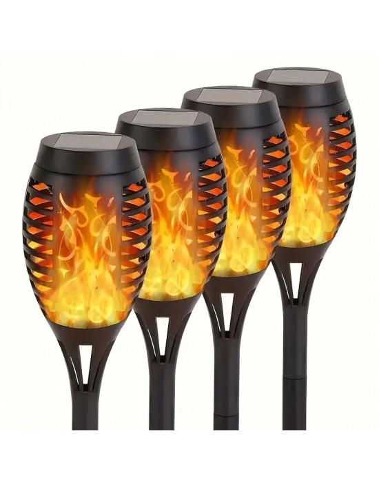 Ledon 12 Ledli Alevli Solar Bahçe Aydınlatma Ld-7002