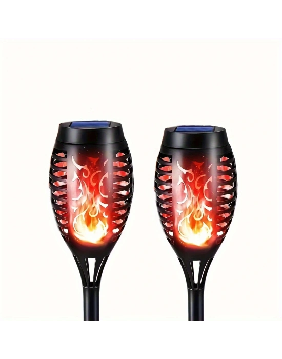 Ledon 12 Ledli Alevli Solar Bahçe Aydınlatma Ld-7002
