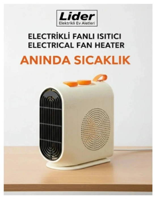 Lider Harza 2000 W Fanlı Isıtıcı Yatay