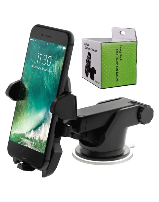 Long Neck One Touch Car Mount Araç İçi Telefonu Tutucu
