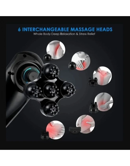 Magic Massager Plus Jy-2024b Masaj Aleti Boyun Sırt Bacak Kol Karın Bel 6 Başlıklı