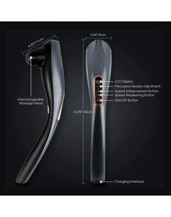 Magic Massager Plus Jy-2024b Masaj Aleti Boyun Sırt Bacak Kol Karın Bel 6 Başlıklı