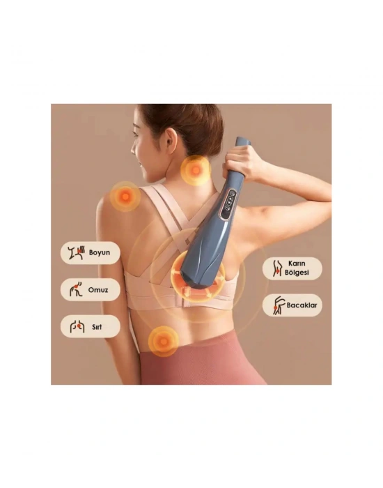Magic Massager Plus Jy-2024b Masaj Aleti Boyun Sırt Bacak Kol Karın Bel 6 Başlıklı