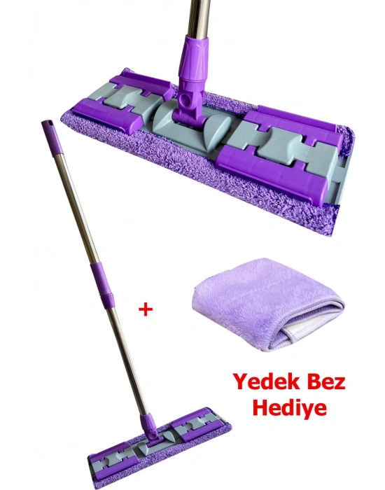 Mandallı Mop Seti Yer Duvar Tavan Cam Mopu Tüm Yüzeyler İçin