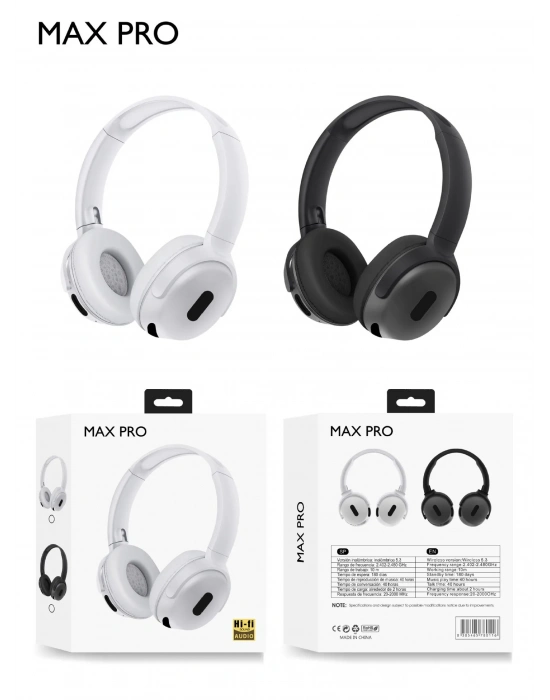 Max Pro Bluetooth/aux Girişli Kulak Üstü Kulaklık