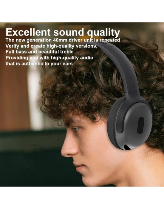 Max Pro Bluetooth/aux Girişli Kulak Üstü Kulaklık