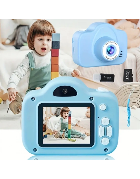 Mini 1080p Çocuklar Için Dijital Fotoğraf Makinesi
