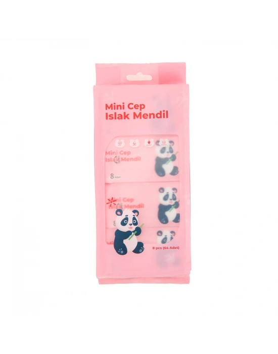 Mini Cep Islak Mendil Günlük Pratik 8li Paket