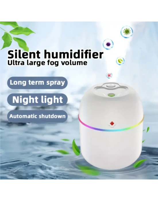 Mini Hava Nemlendirici 3in1 H2o Humidifier220ml