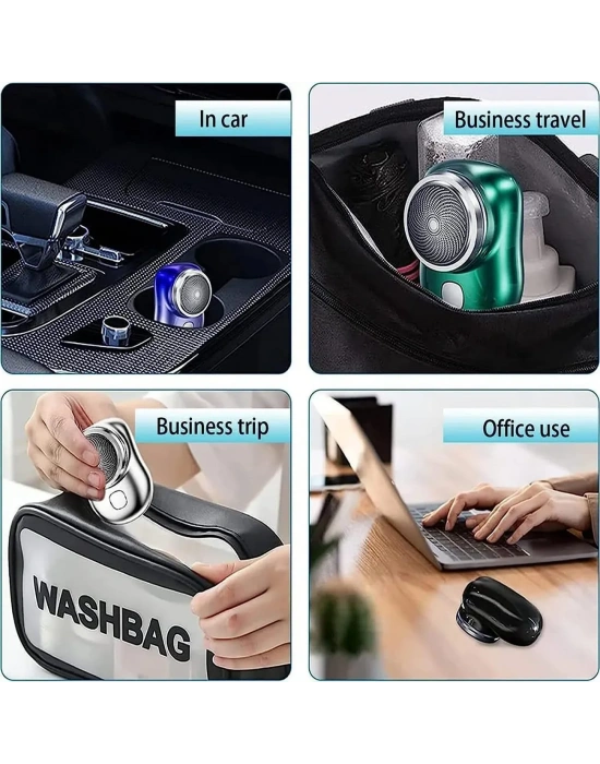 Mini Taşınabilir Tıraş Makinesi – Ipx7 Su Geçirmez, Type-c Şarjlı