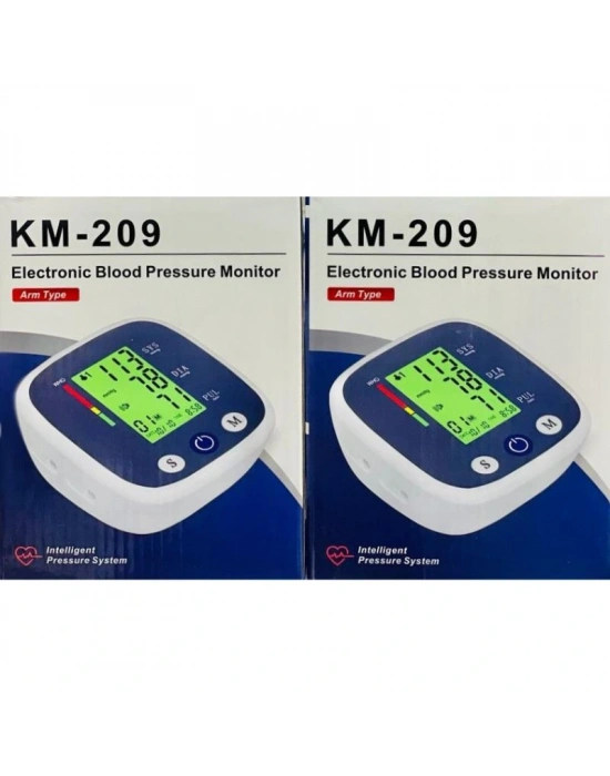 Otomatik Dijital Lcd Elektronik Tansiyon Aleti Kol Tipi Km-209 Akıllı Basınç Sistemi