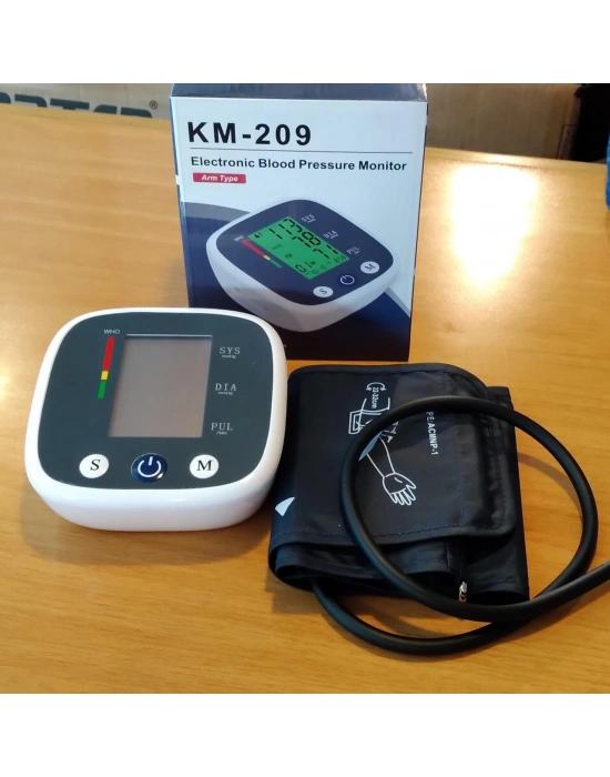 Otomatik Dijital Lcd Elektronik Tansiyon Aleti Kol Tipi Km-209 Akıllı Basınç Sistemi