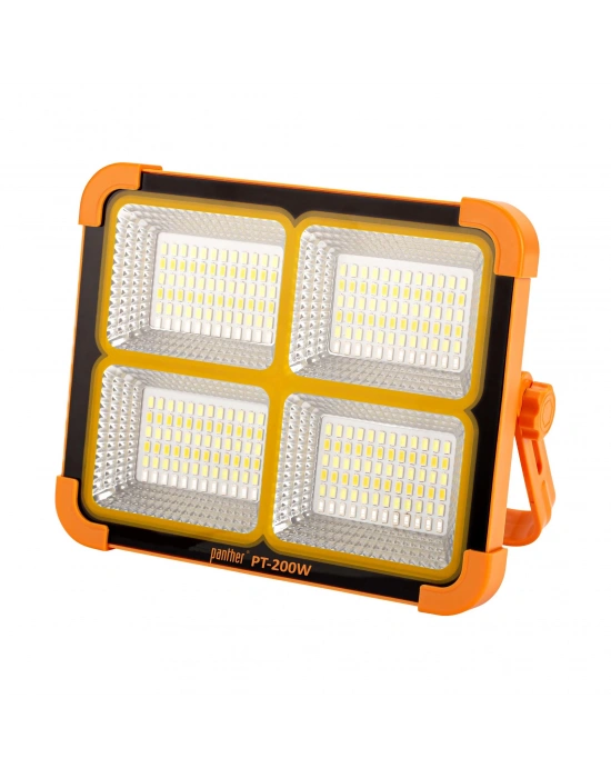 Panther Pt-200w Usb Şarjlı Solar Projektör