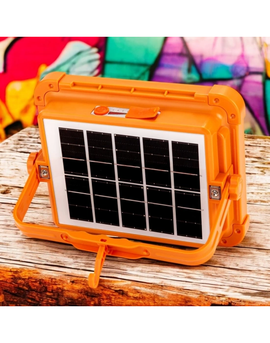 Panther Pt-200w Usb Şarjlı Solar Projektör