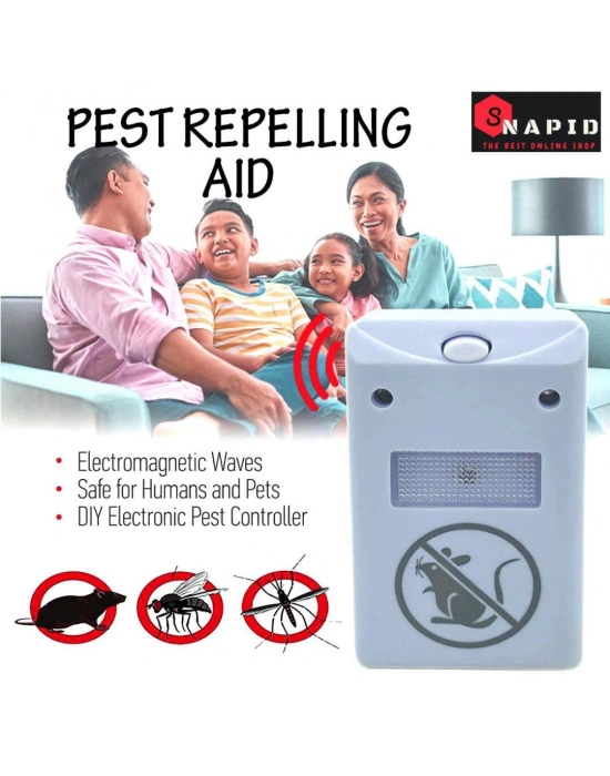 Pest Repeller Böcek Sinek Haşere Fare Kovucu Ultrasonik Zararlı Kovar Cihaz