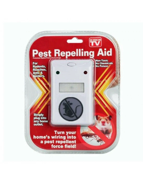 Pest Repeller Böcek Sinek Haşere Fare Kovucu Ultrasonik Zararlı Kovar Cihaz