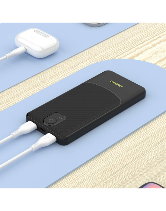 Powerbank Dudao K10 10000mah 2.4a 2 X Usb-a - Siyah