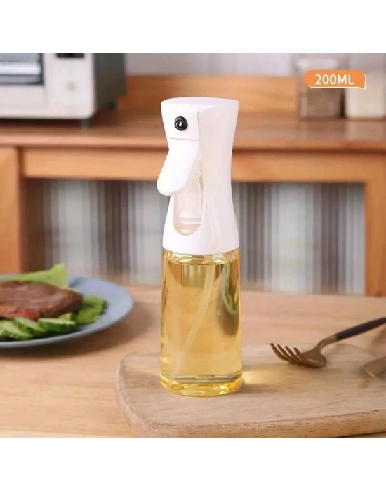 Püskürtmeli Sprey Yağ Limon Sirke Sos Şişesi Cam