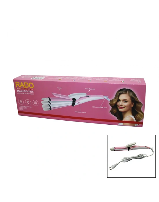 Rado Rd-3835 Şekillendirici Saç Güzellik Seti - 4lü, 60w