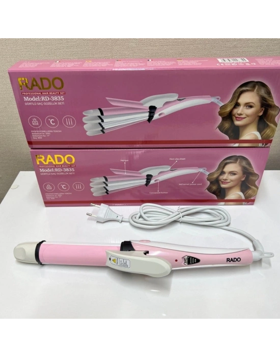 Rado Rd-3835 Şekillendirici Saç Güzellik Seti - 4lü, 60w