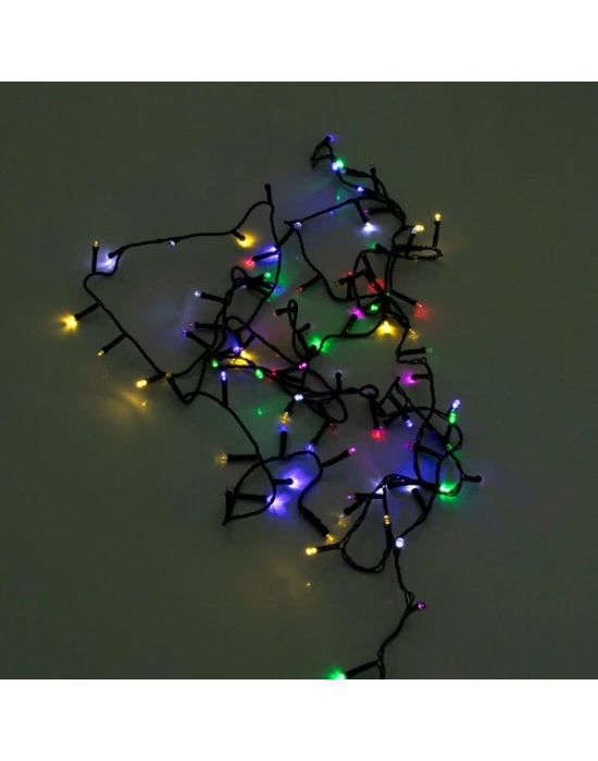 Rgb Renkli Işık Pirinç 10 Metre 100lü Ledli