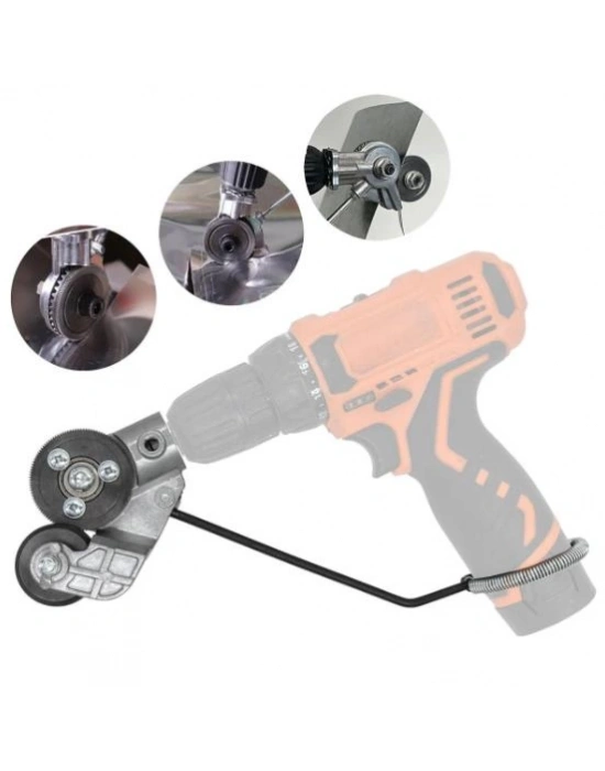 Şarjlı Matkaplar İçin Metal Plaka Ve Sac Kesme Aparatı